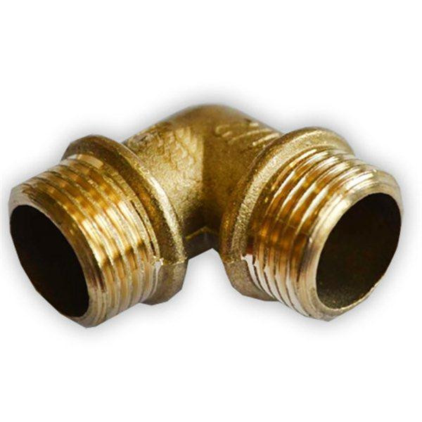 General Fittings Уголок латунный, НН, IT, D=1/2 (2700F9H040400A) - зображення 1