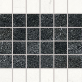 RAKO Vein Black-White Mosaic Matt Wdm05233 30*30 Мозаїка