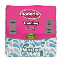 Inodorina Пелюшки для тварин  Training Neutro з нейтральним запахом 60 х 60 см 40 шт (8031398129341)