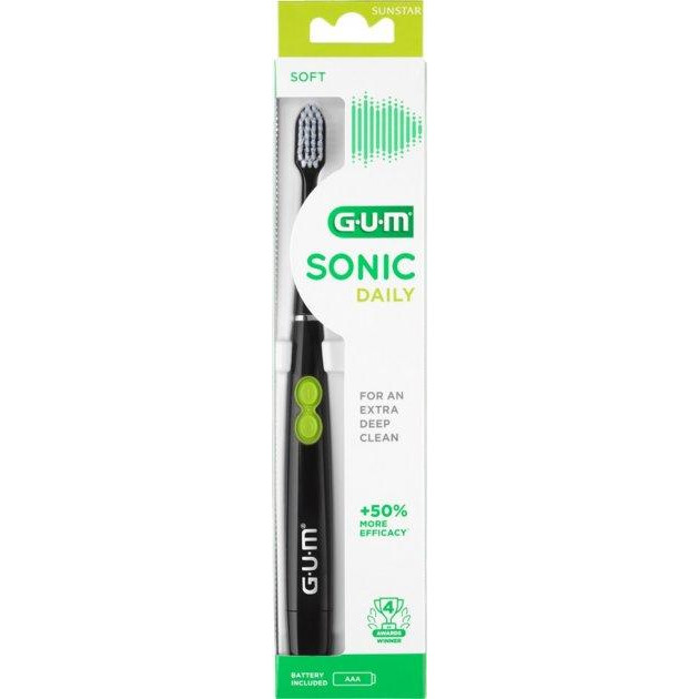 G.U.M Toothbrush Activital Sonic Daily Black - зображення 1