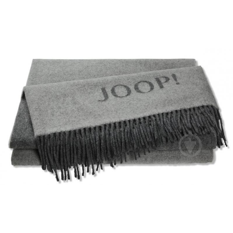 Joop Плед FINE-DF Graphit-Schief 130x180 см сірий (4000141739834) - зображення 1