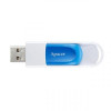 Apacer 64 GB AH23A USB 2.0 White/Blue (AP64GAH23AW-1) - зображення 3
