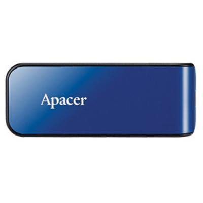 Apacer 64 GB AH334 Blue USB 2.0 (AP64GAH334U-1) - зображення 1