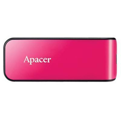 Apacer 16 GB AH334 Pink USB 2.0 (AP16GAH334P-1) - зображення 1