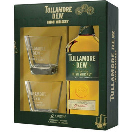 Tullamore Dew Віскі бленд  Original 0.7л + 2 склянки (DDSAT4P027)