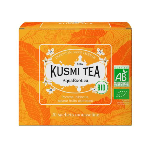 Kusmi Tea Травяной чай органический  AquaExotica в пакетиках 20 шт - зображення 1