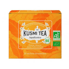 Kusmi Tea Травяной чай органический  AquaExotica в пакетиках 20 шт