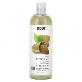 Now Solutions Sweet Almond Oil 100% Pure Unscented Moisturizing Oil 473 ml