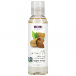 Now Solutions Sweet Almond Oil 100% Pure Unscented Moisturizing Oil 118 ml