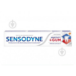 Sensodyne Зубная паста  Чувствительность зубов и защита десен Отбеливающая 75 мл (5054563050816)