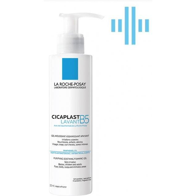 La Roche-Posay Очищающий гель  Cicaplast B5 для успокоения кожи лица и тела младенцев, детей и взрослых 200 мл (333 - зображення 1