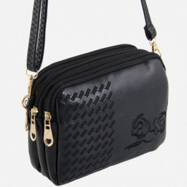 TRAUM Женская сумка кросс боди  черная (7206-15)