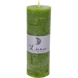 Luna Свічка Рустик оливковий циліндр C5516-377