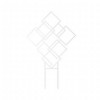 Form-Plastic Опора для рослин пластикова Квадрати 46 см біла (5907474366180) - зображення 1