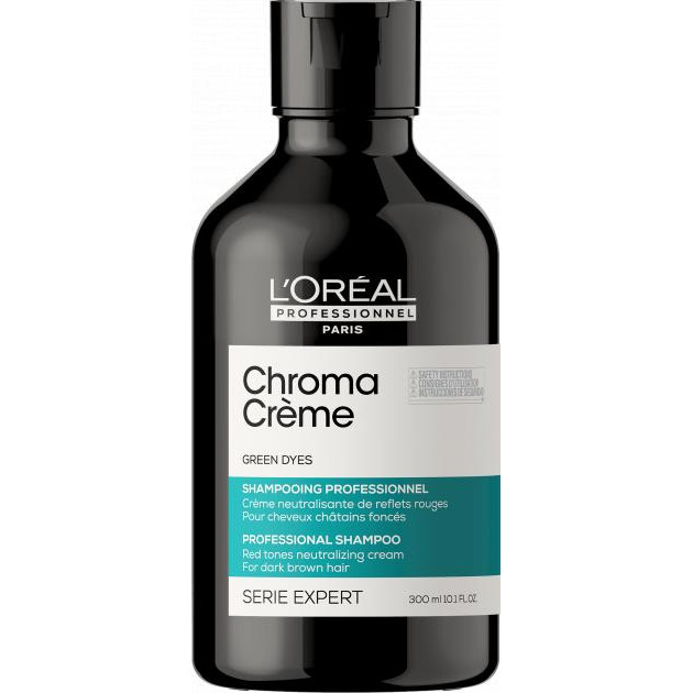 L'Oreal Paris Serie Expert Chroma Creme Professional Shampoo Green Dyes 300ml - зображення 1