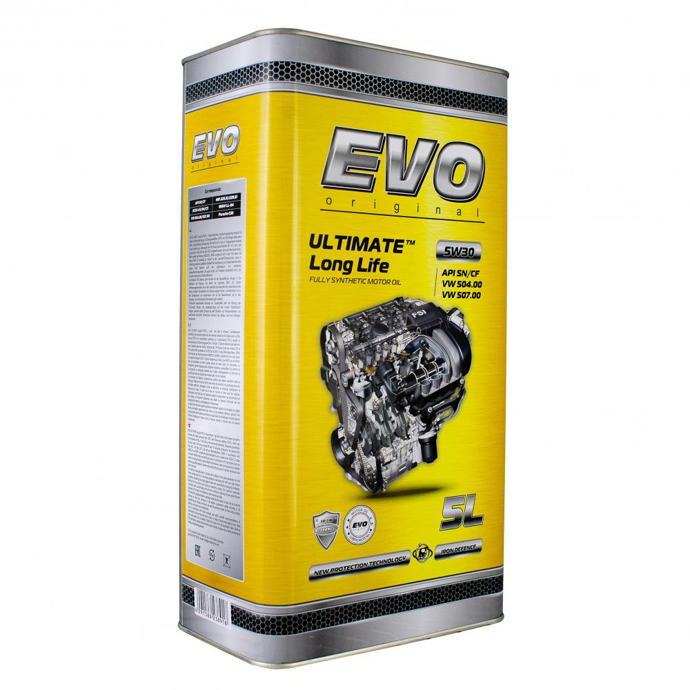 EVO lubricants EVO ULTIMATE LongLife 5W-30 5л - зображення 1