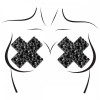 Leg Avenue Піски на соски One Size X-Factor Rhinestone Nipple Covers , зі стразами (60946) - зображення 2