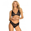 Obsessive Sweetia 2-pcs set black S/M (411344) - зображення 1