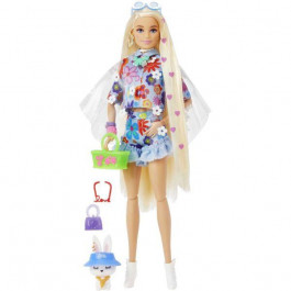 Mattel Barbie Extra у квітковому образі (HDJ45)
