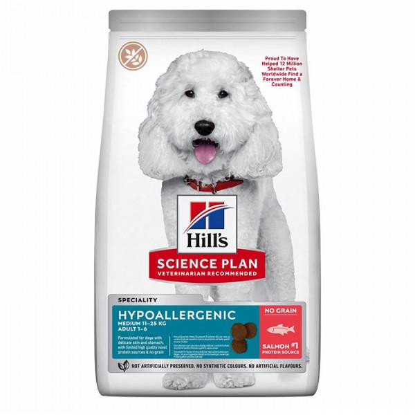 Hill's Science Plan Adult Medium Dog Hypoallergenic 12 кг (052742061061) - зображення 1