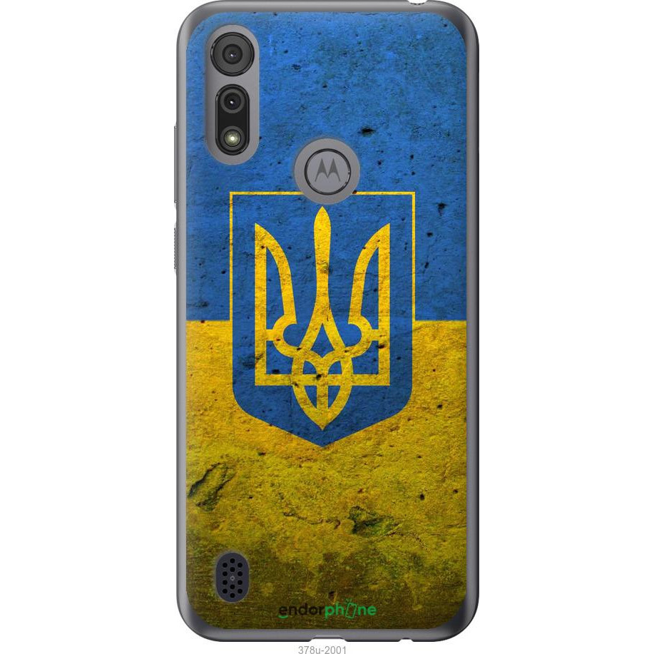 Endorphone Силіконовий чохол на Motorola E6s Прапор і герб України 2  378u-2001-38754 купить от 219 грн. Сравнить цены на чехол для смартфона  Силіконовий чохол на Motorola E6s Прапор і герб України 2