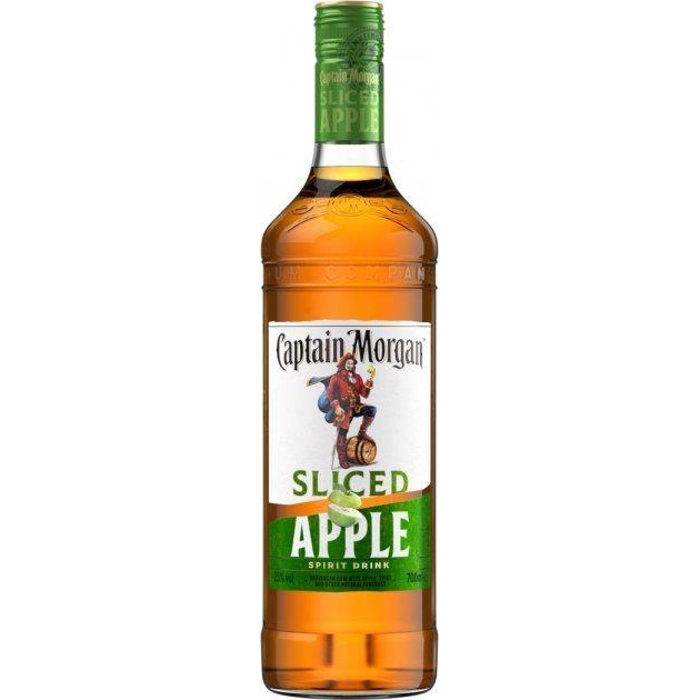 Captain Morgan Ромовий напій  Sliced Apple, 0.7л 25% (BDA1RM-RCM070-025) - зображення 1