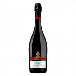 Chiarli Вино игристе  Lambrusco Rosso червоне солодке 0,75 л 7.5% (8003325601374)