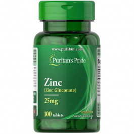   Puritan's Pride Zinc 25 mg, 100 каплет