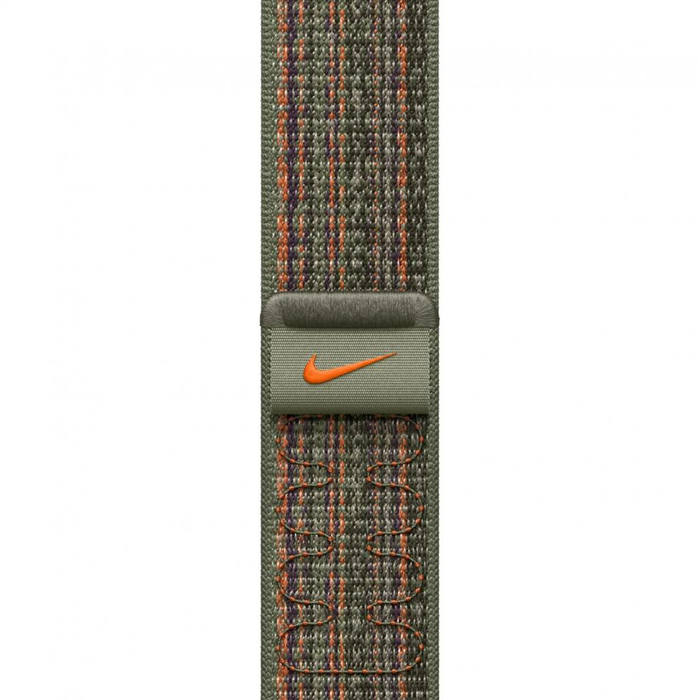 Apple Sequoia/Orange Nike Sport Loop для  Watch 42/44/45/49mm (MTL63) - зображення 1