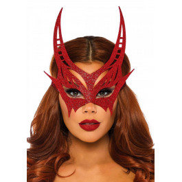 Leg Avenue Glitter devil mask O/S (LA2821S)