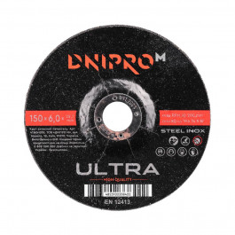 Dnipro-M Диск зачистний  ULTRA 150 мм 6,0 мм 22,2 мм