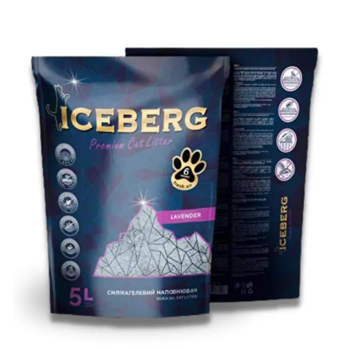 Iceberg Premium Cat Litter Lavender 10 л (4820266800109) - зображення 1