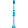 Curaprox Зубная щетка Curaprox CS Baby для детей (0-4 лет) прорезиненная ручка с присоской Синяя с зеленой ще - зображення 1