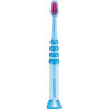 Curaprox Зубная щетка Curaprox CS Baby для детей (0-4 лет) прорезиненная ручка с присоской Синяя с розовой ще - зображення 1