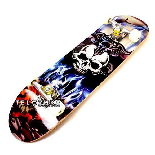 SkateX Skateboard Freestyler Skull (SKX-P012-SKL) - зображення 1