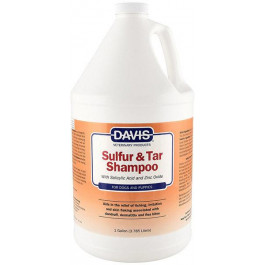 Davis Veterinary Шампунь  Sulfur & Tar Shampoo з сіркою і дьогтем для собак 3.8 л (52900)