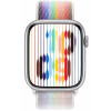 Apple Watch Series 8 GPS + Cellular 45mm Silver Aluminum Case w. Pride Edition Sport Loop (MP513 + MN6L3) - зображення 2