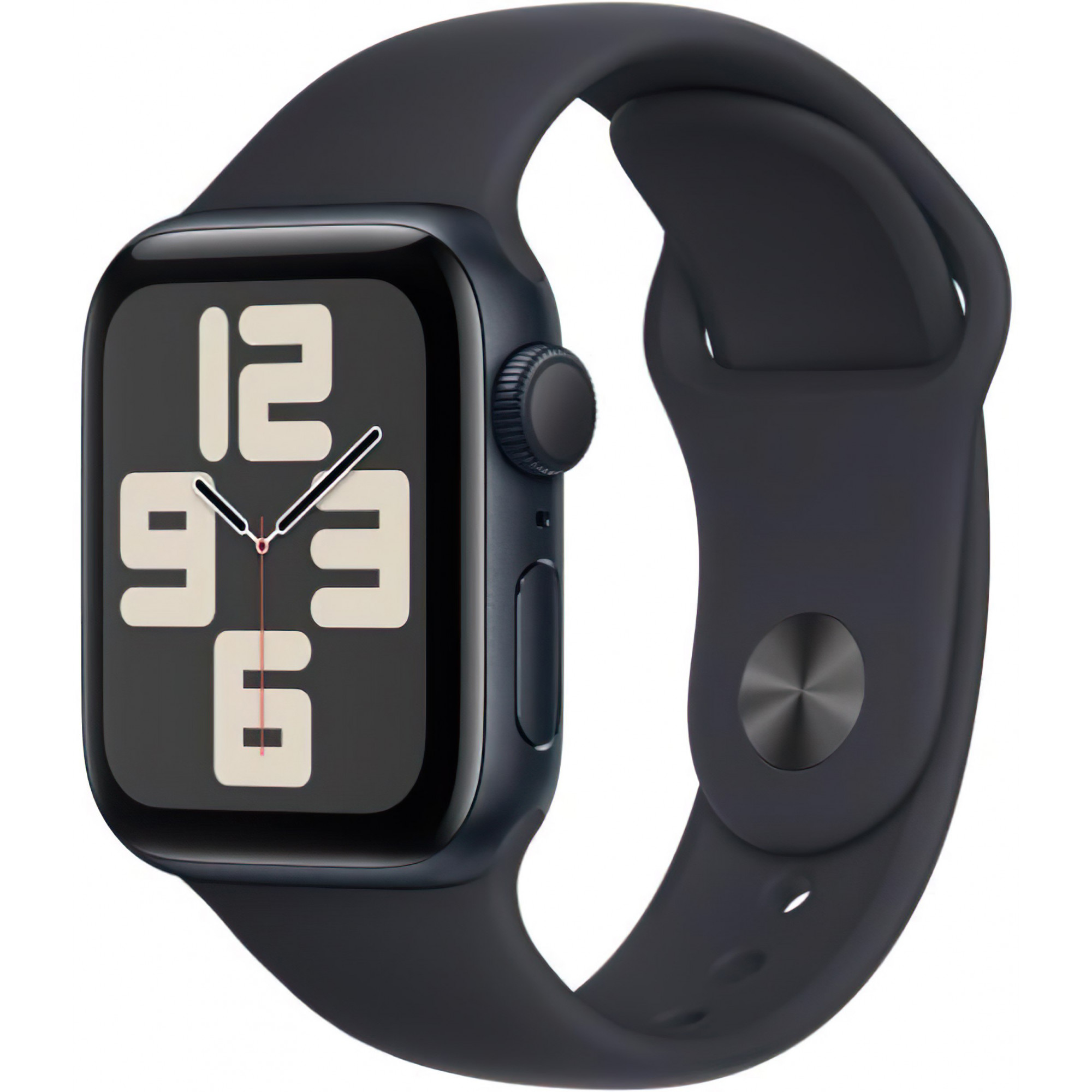 Apple Watch SE 2 GPS 40mm Midnight Aluminium Case with Midnight Sport Band M/L (MR9Y3) - зображення 1