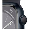 Apple Watch Series 8 GPS 41mm Midnight Aluminum Case w. Midnight Sport Band (MNP53) - зображення 3