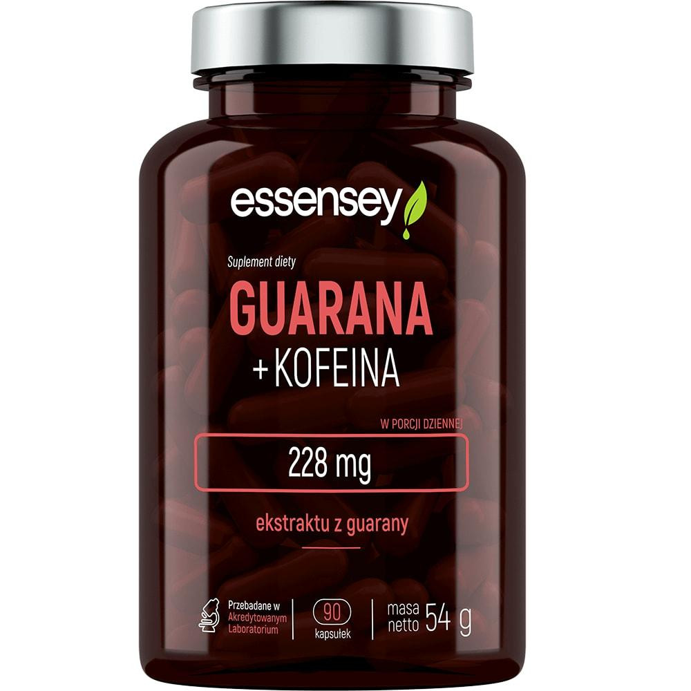 Essensey Гуарана + Кофеїн  90 капсул - харчова добавка - зображення 1