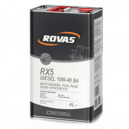 Rovas RX5 Diesel 10W-40 B4 4л