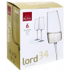 RONA Набір бокалів для шампанського Lord 340 мл 6 шт. (7023-0-340) - зображення 2
