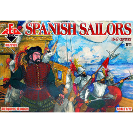 Red Box Испанские моряки 16-17 века, набор 1 (RB72102)
