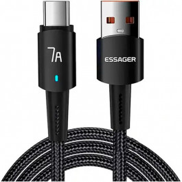 Essager Sunset USB Type-A to USB Type-C 2m Black (EXC7A-CGA01-P)