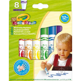 Crayola Широкие фломастеры  Mini Kids легко смываемые 8 шт 256255.112