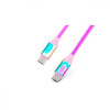 REAL-EL Premium USB Type C - Type C Rainbow 1m (EL123500053) - зображення 4