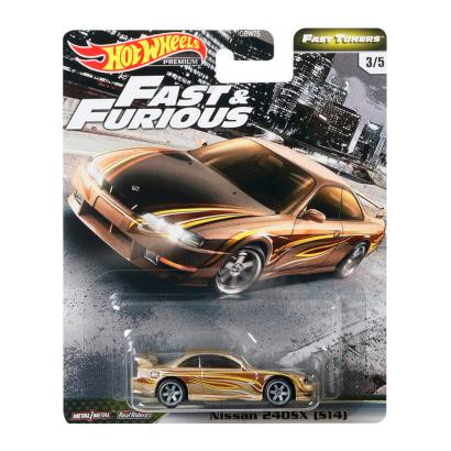 Hot Wheels Nissan 240SX (S14) Fast & Furious GJR64 Gold - зображення 1