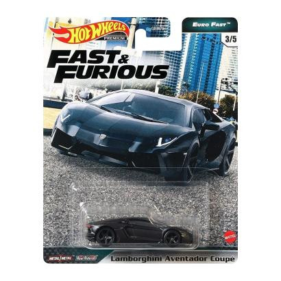 Hot Wheels Lamborghini Aventador Coupe Fast & Furious GXV65 Black - зображення 1