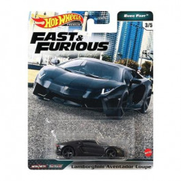 Hot Wheels Lamborghini Aventador Coupe Fast & Furious GXV65 Black