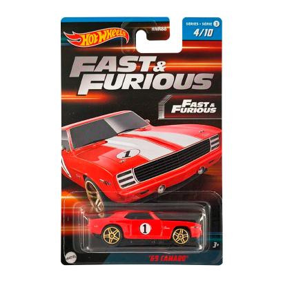 Hot Wheels 69 Camaro Fast & Furious HNR88/HNT14 Red - зображення 1